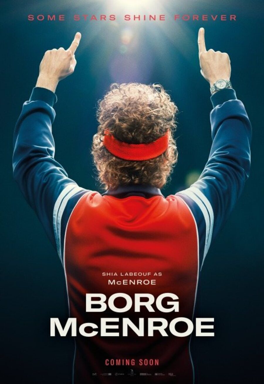 Cartel de Borg McEnroe - teaser póster McEnroe