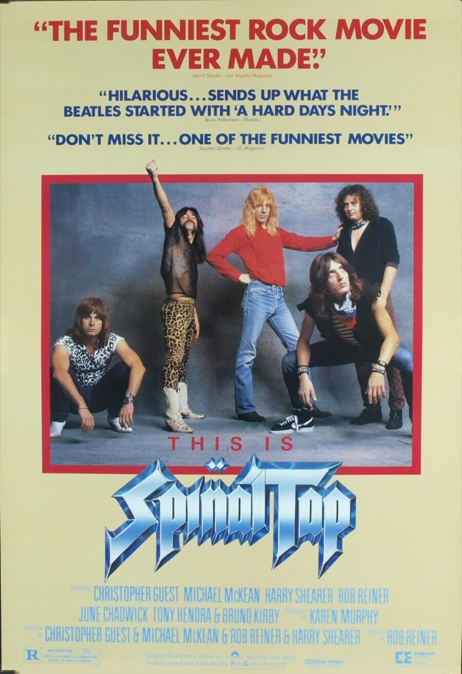 Cartel de This is Spinal Tap - Estados Unidos