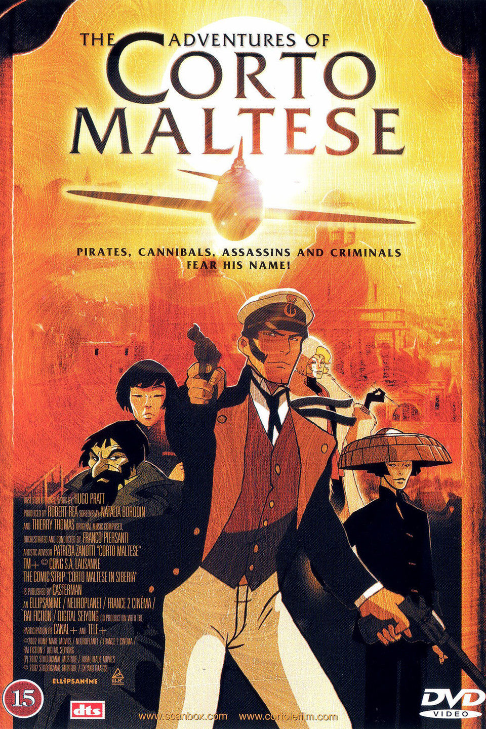 Cartel de Corto Maltés: La película - Reino Unido