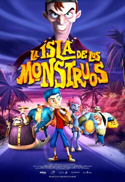 Cartel de La isla de los monstruos