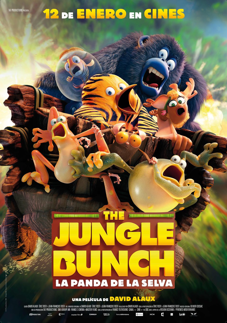 Cartel de The Jungle Bunch. La panda de la selva - España