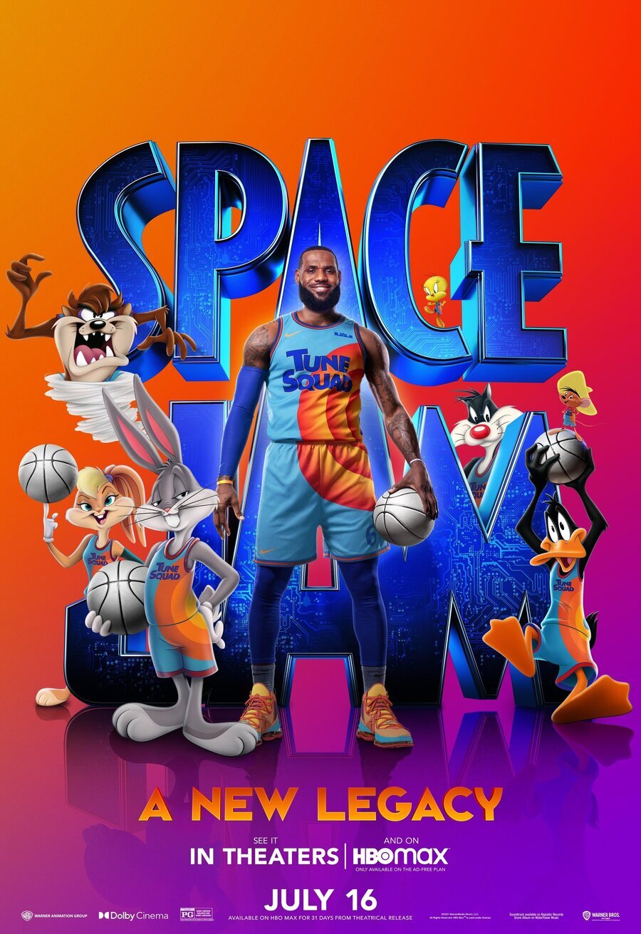 Cartel de Space Jam: Nuevas Leyendas - EEUU Final