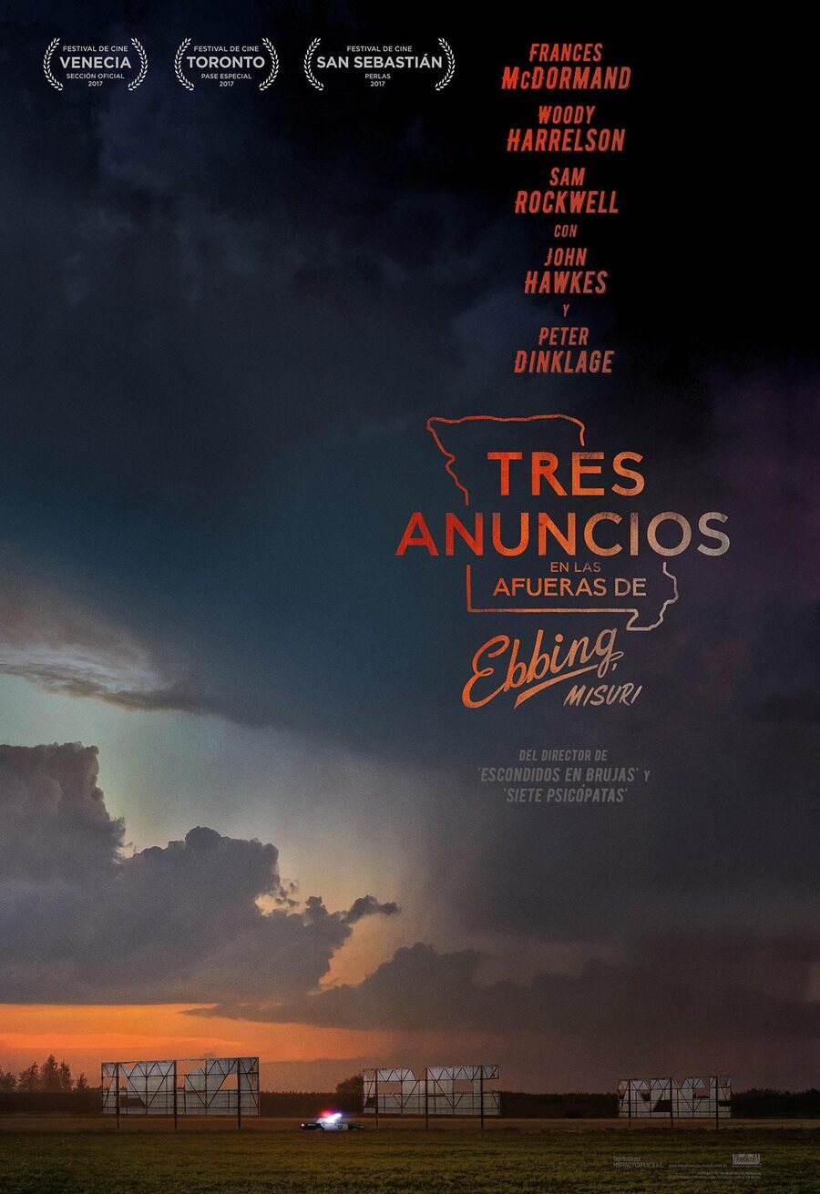 Cartel de Tres anuncios en las afueras - España