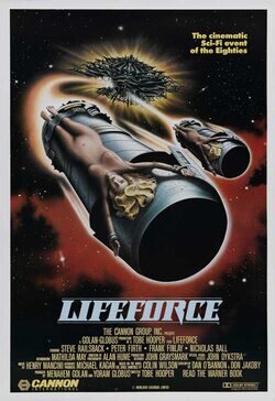 Cartel de Lifeforce, fuerza vital