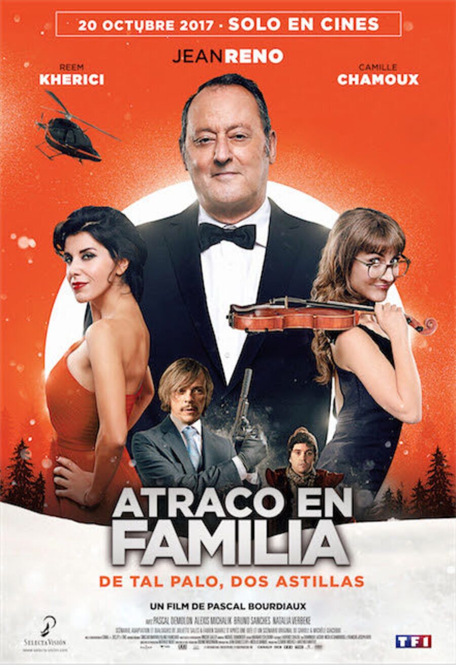 Cartel de Atraco en familia - España #2