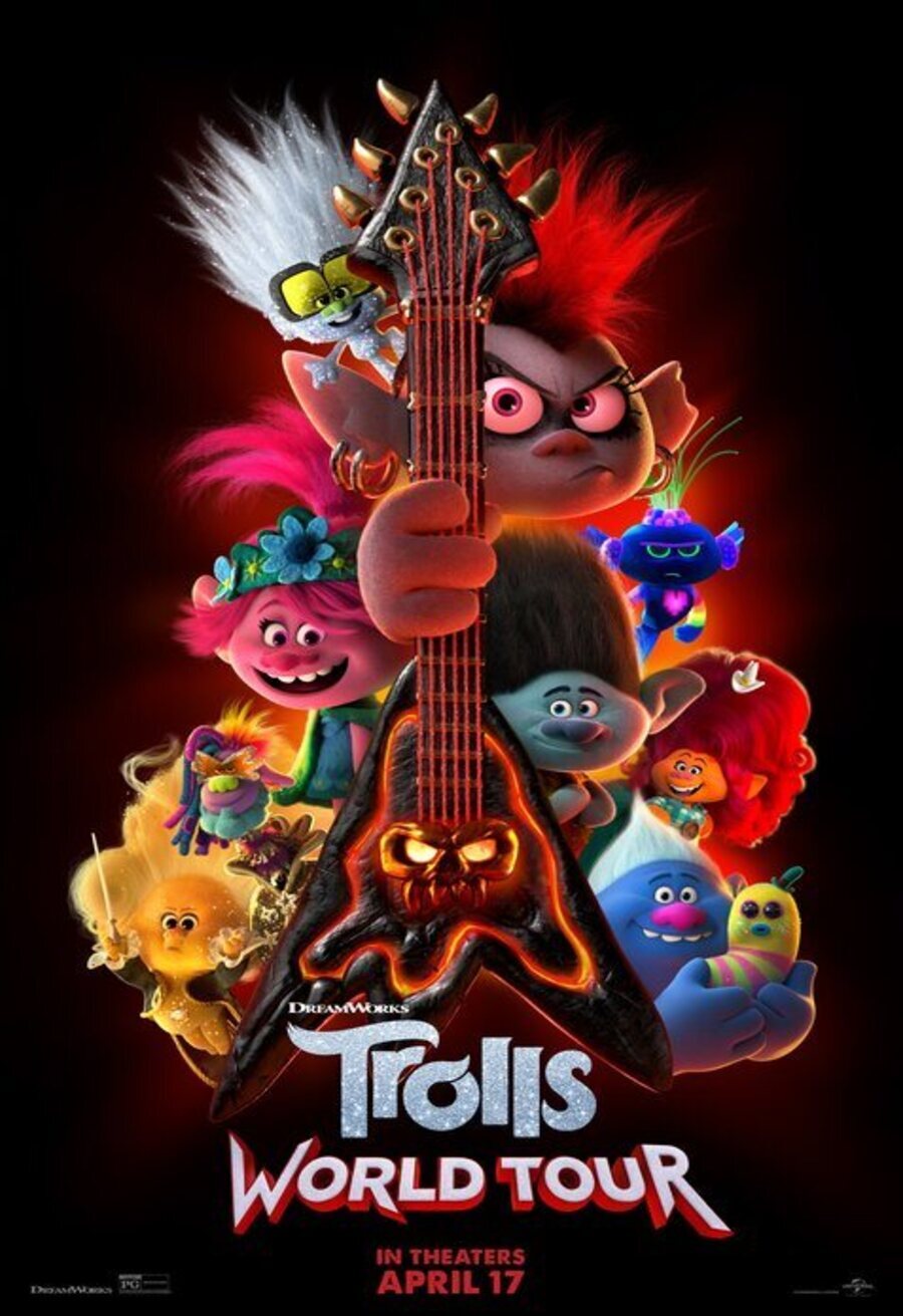 Cartel de Trolls 2: Gira mundial - Cartel inglés