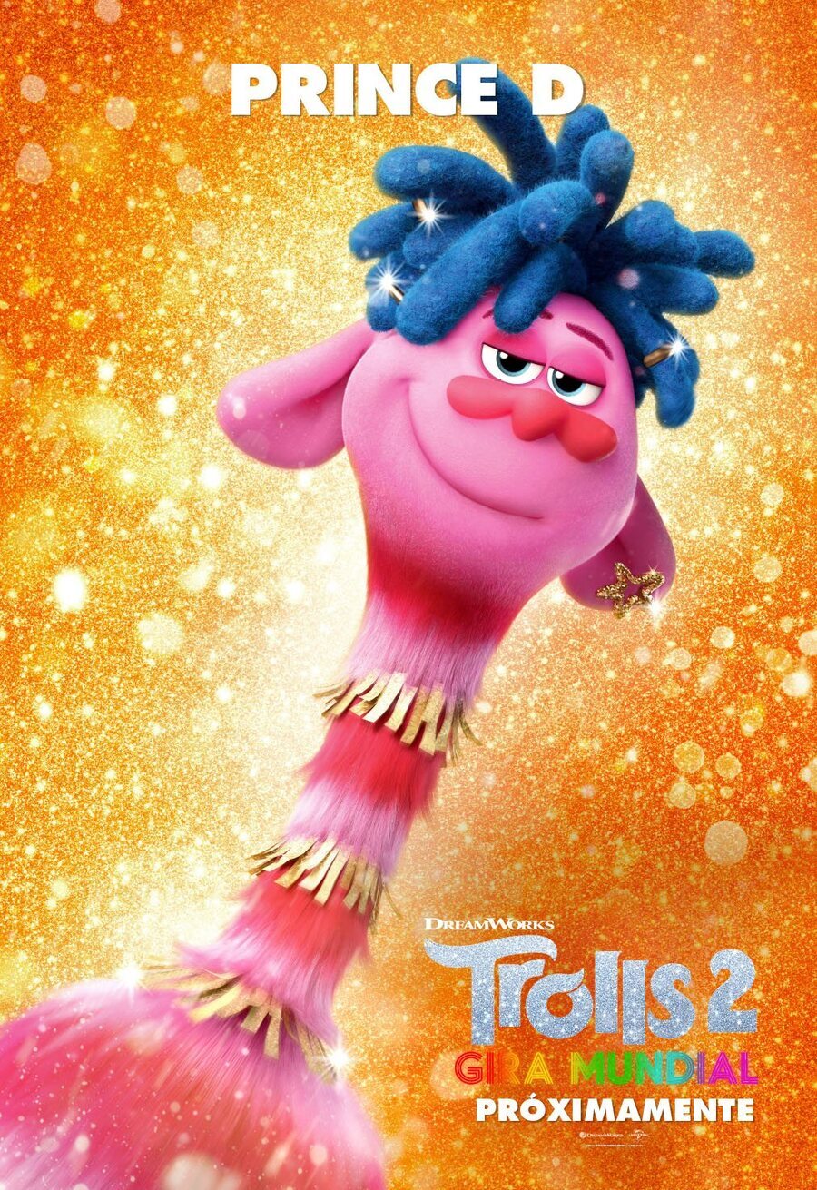 Cartel de Trolls 2: Gira mundial - Cartel Prince D