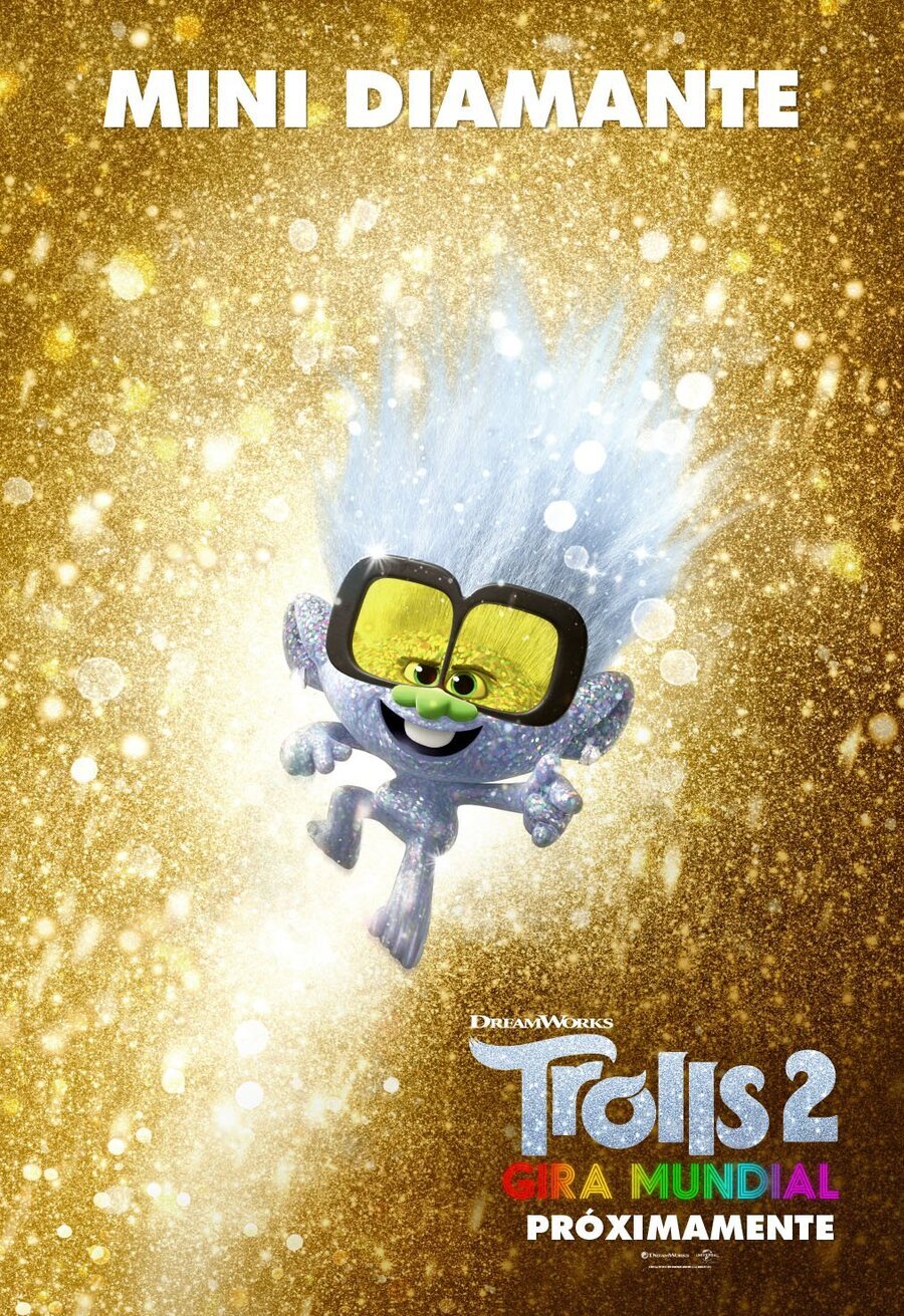 Cartel de Trolls 2: Gira mundial - Cartel Mini Diamante