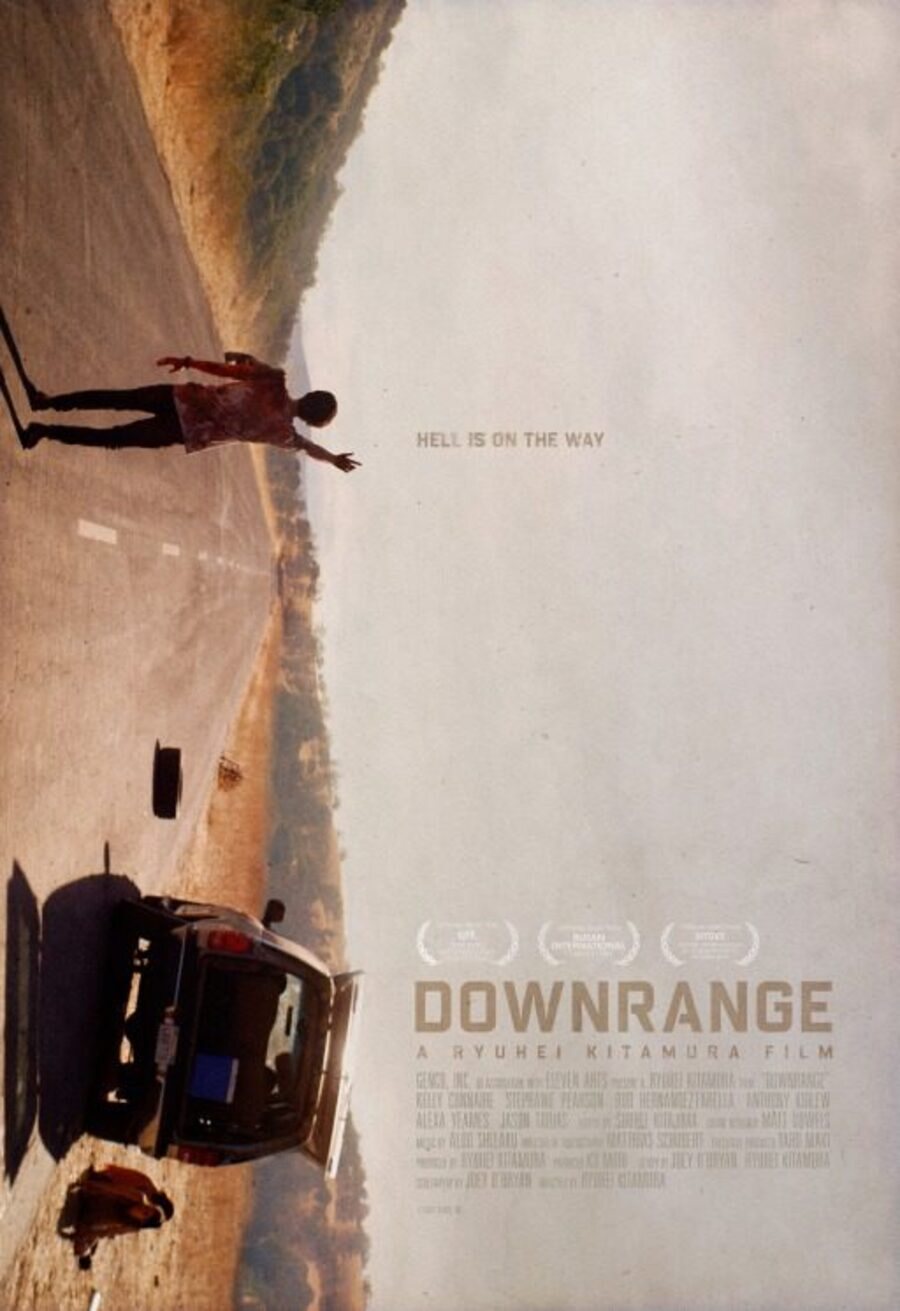 Cartel de Blanco perfecto (Downrange) - Downrange