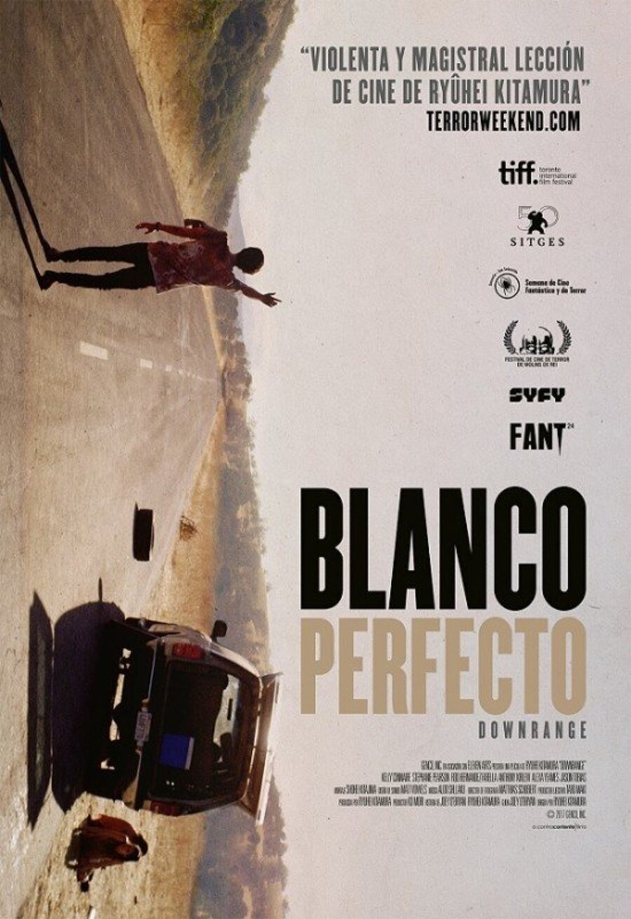 Cartel de Blanco perfecto (Downrange) - 