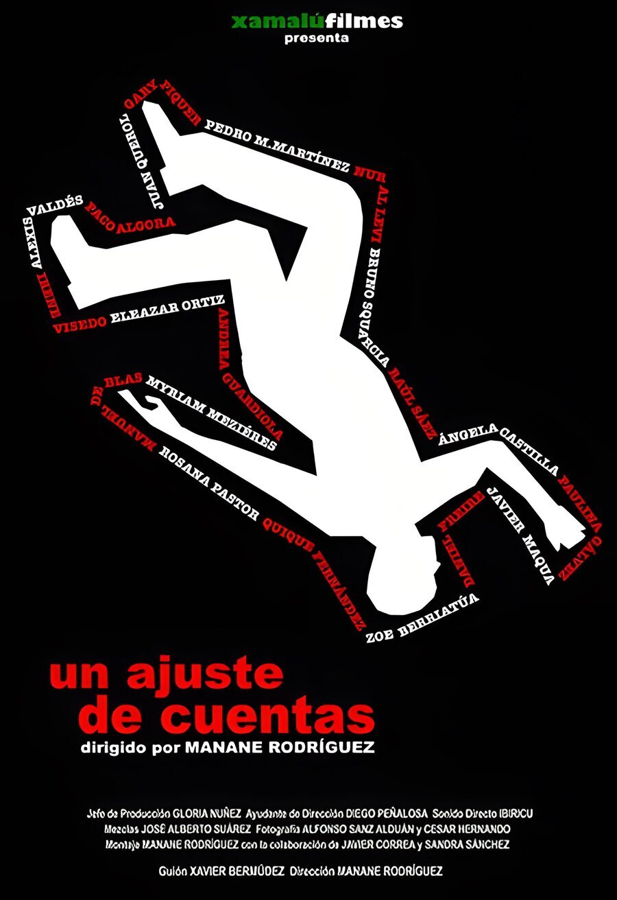 Cartel de Un ajuste de cuentas - España