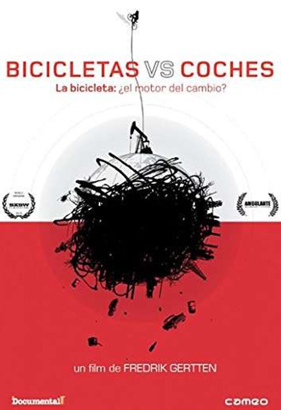 Cartel de Bicicletas vs Coches - 