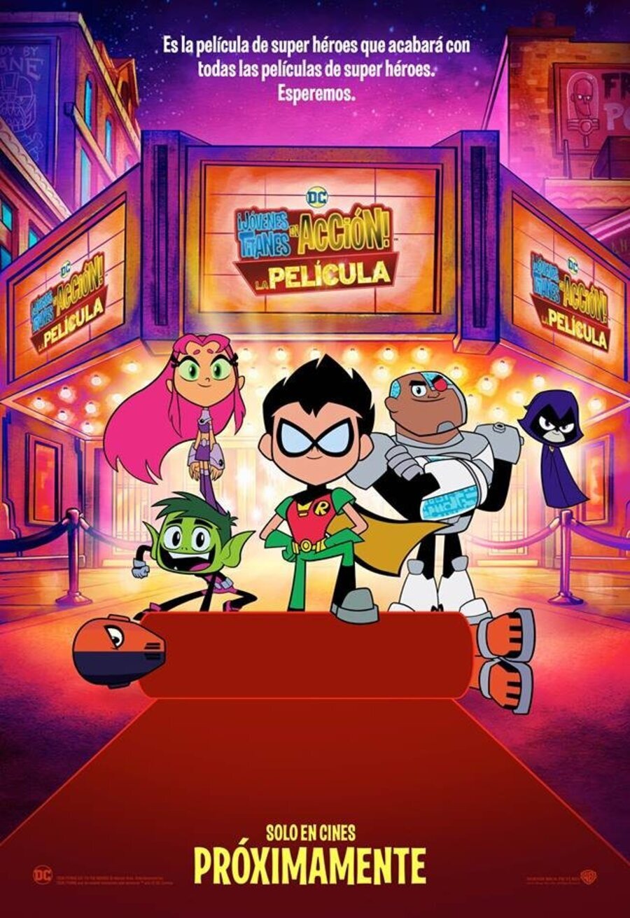 Cartel de Teen Titans Go! La película - ¡Jóvenes Titanes en acción! La película