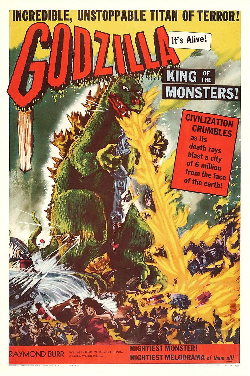 Cartel de Godzilla, King of the Monsters! - Estados Unidos