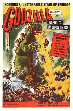 Cartel de Godzilla, King of the Monsters!