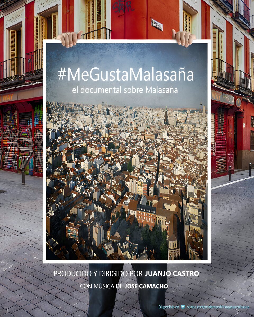 Cartel de Me gusta Malasaña - España