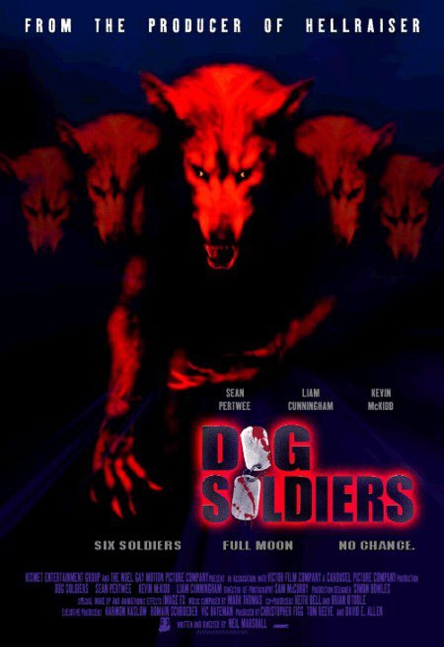 Cartel de Dog Soldiers - Reino Unido