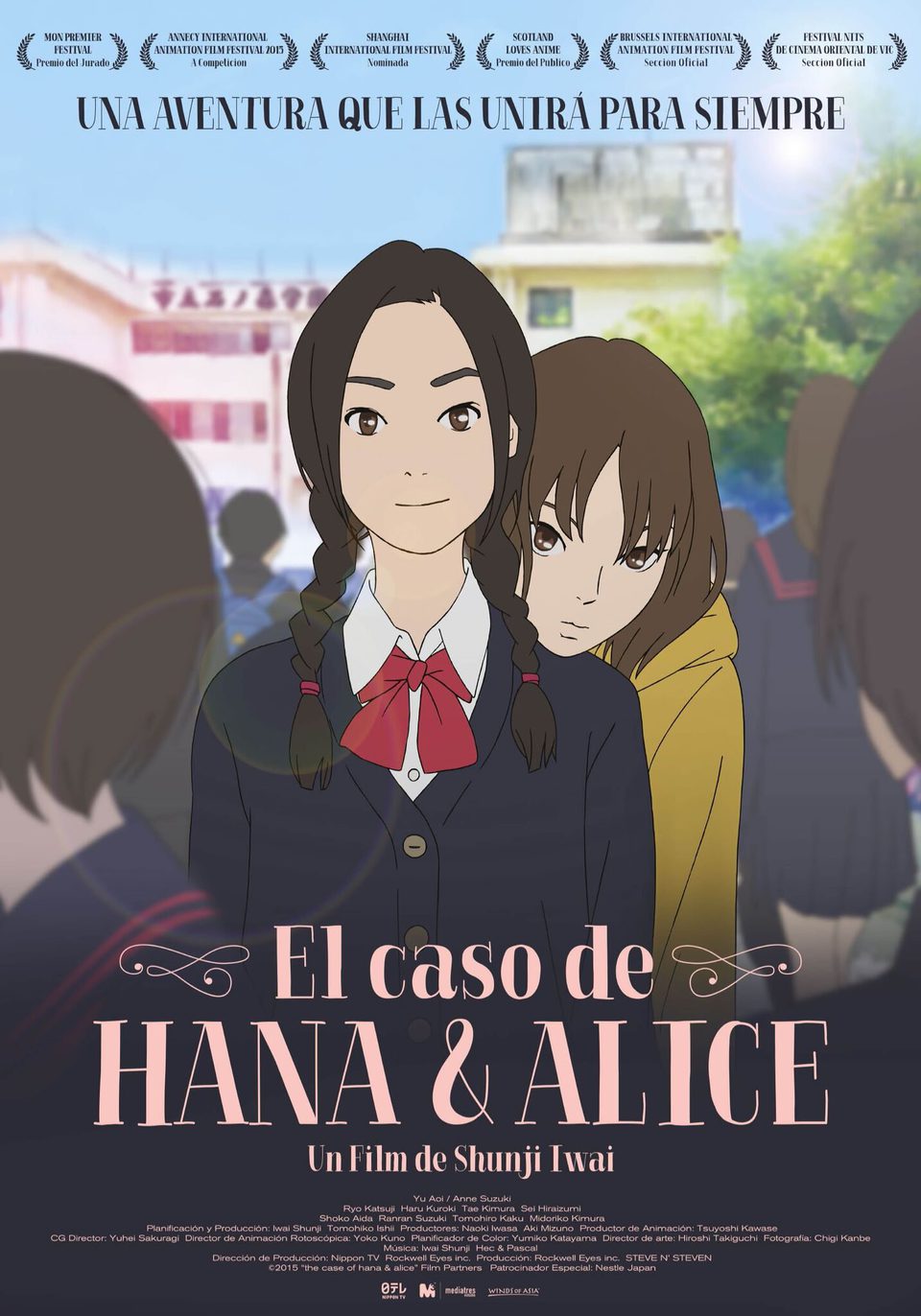 Cartel de El caso de Hana y Alice - El caso de Hana y Alice