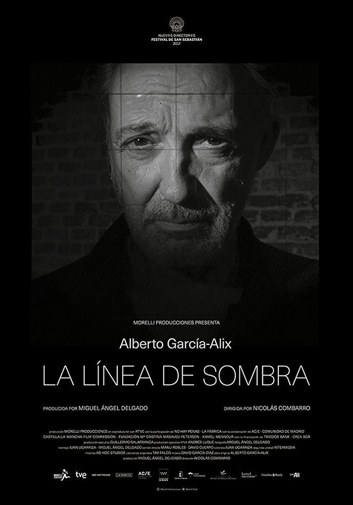 Cartel de Alberto García-Alix. La línea de sombra - España