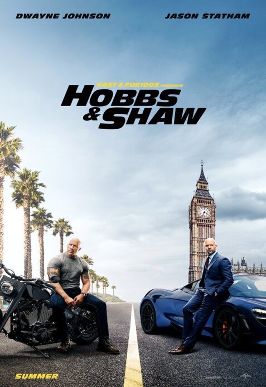 Cartel de Fast & Furious: Hobbs & Shaw - Estados Unidos