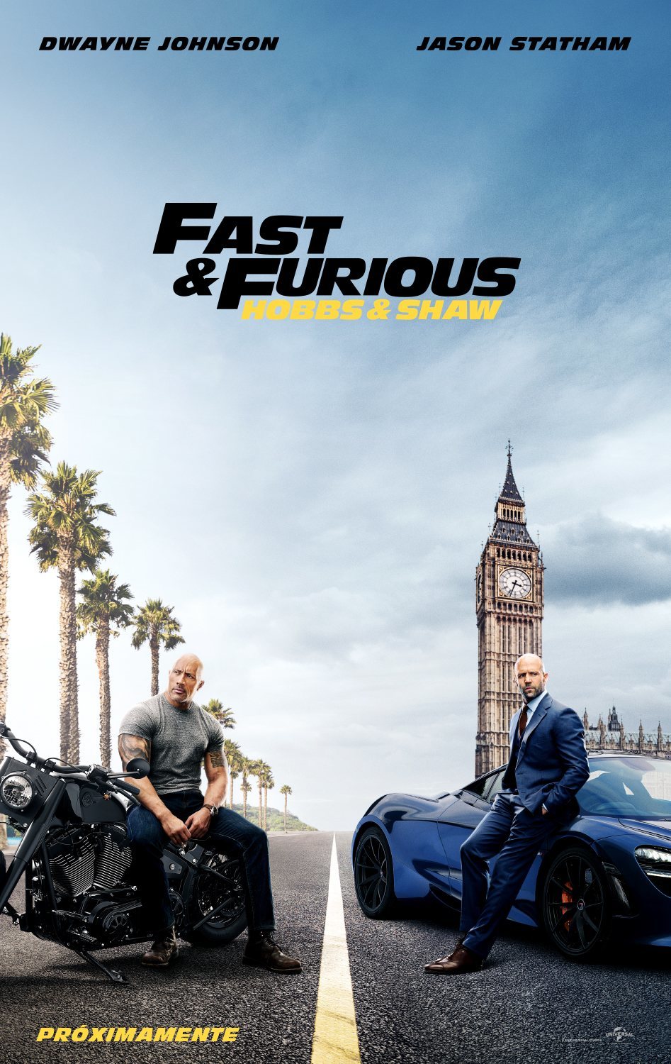Cartel de Fast & Furious: Hobbs & Shaw - España