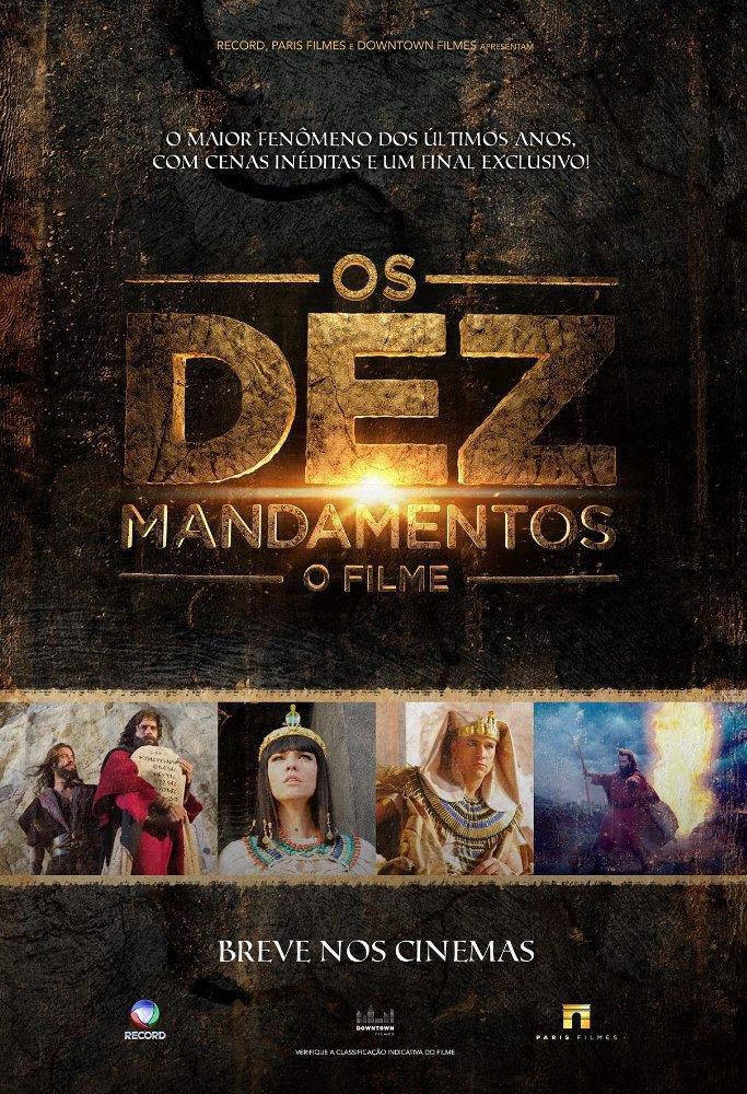 Cartel de Moisés y los diez mandamientos: La película - Brasil