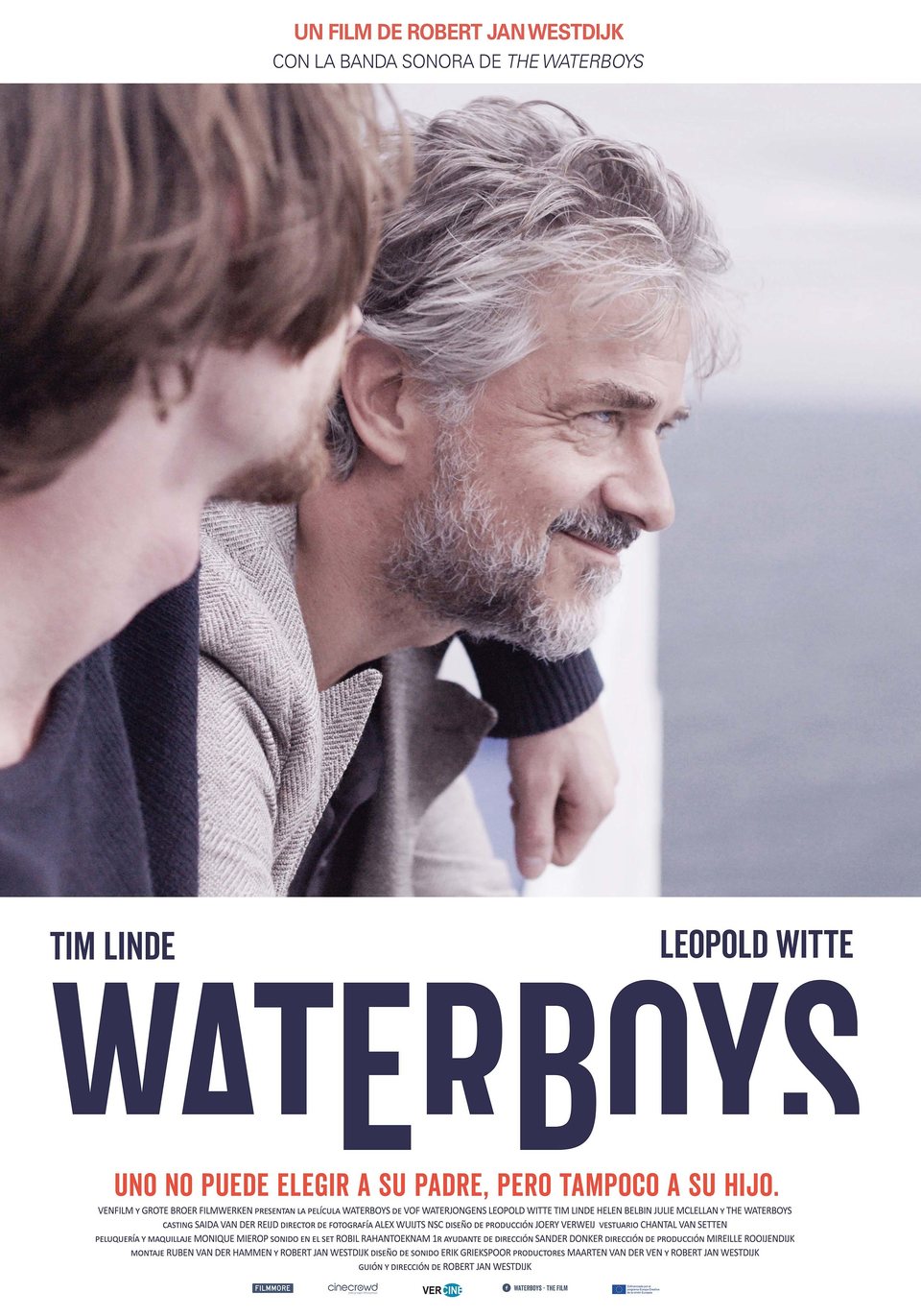 Cartel de Waterboys - Cartel español 'Waterboys'