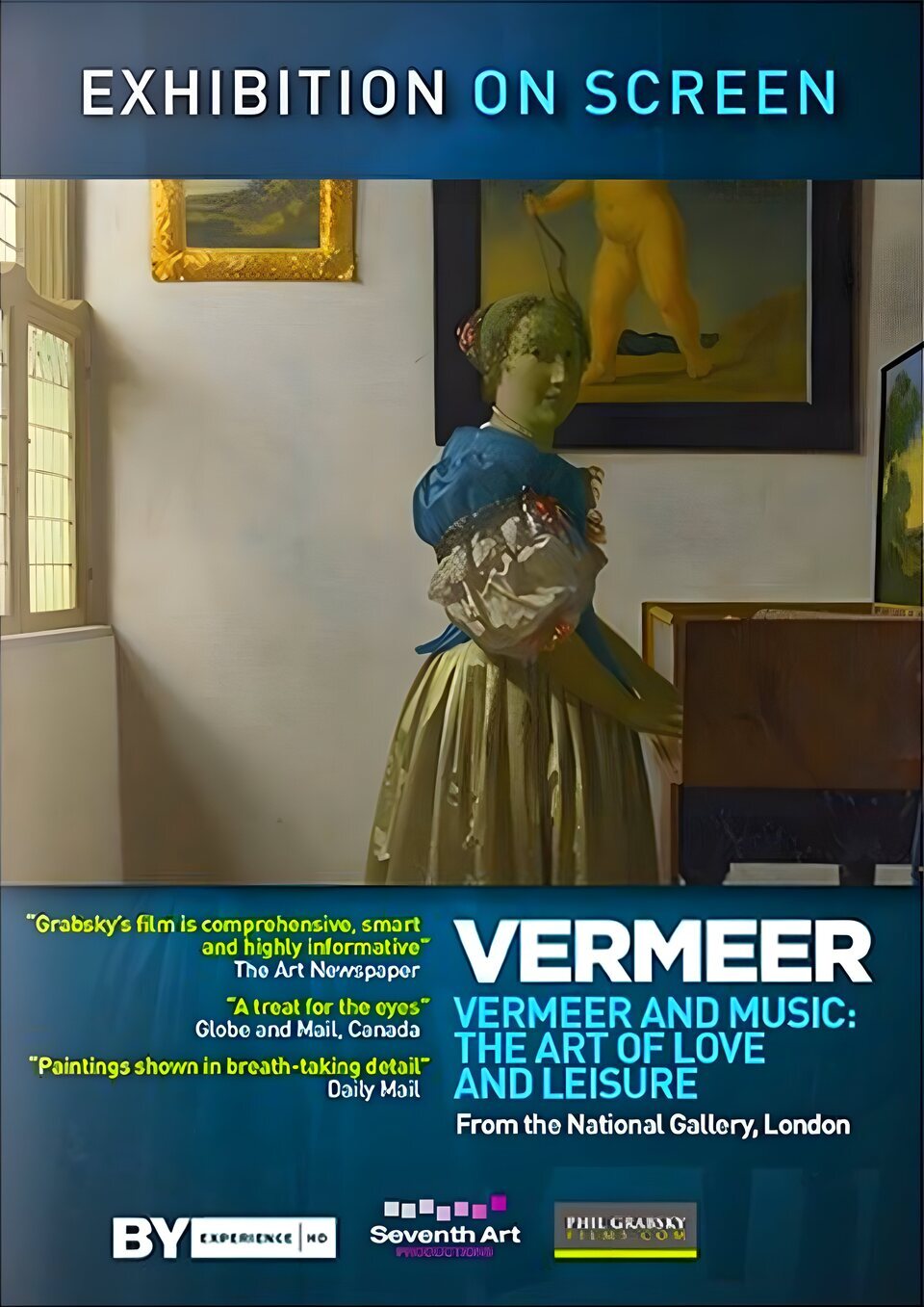 Cartel de Vermeer y la música: El arte del amor y el ocio - Reino Unido