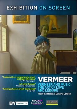 Cartel de Vermeer y la música: El arte del amor y el ocio