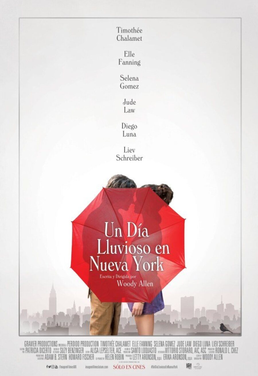 Cartel de Día de lluvia en Nueva York - México