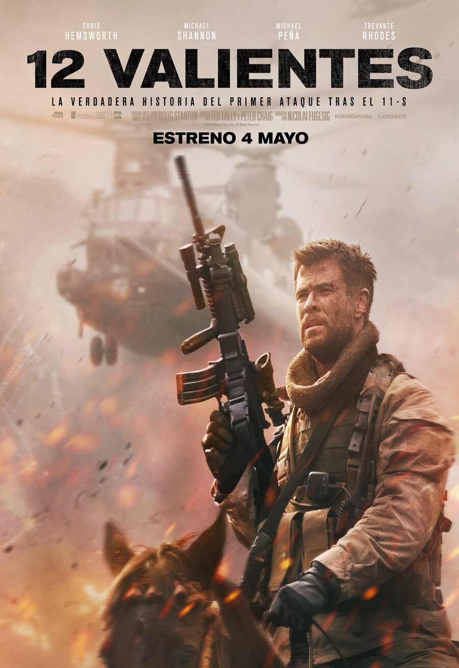 Cartel de 12 Valientes - Chris Hemsworth España