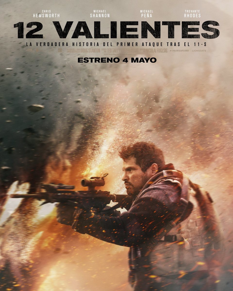 Cartel de 12 Valientes - Michael Peña España