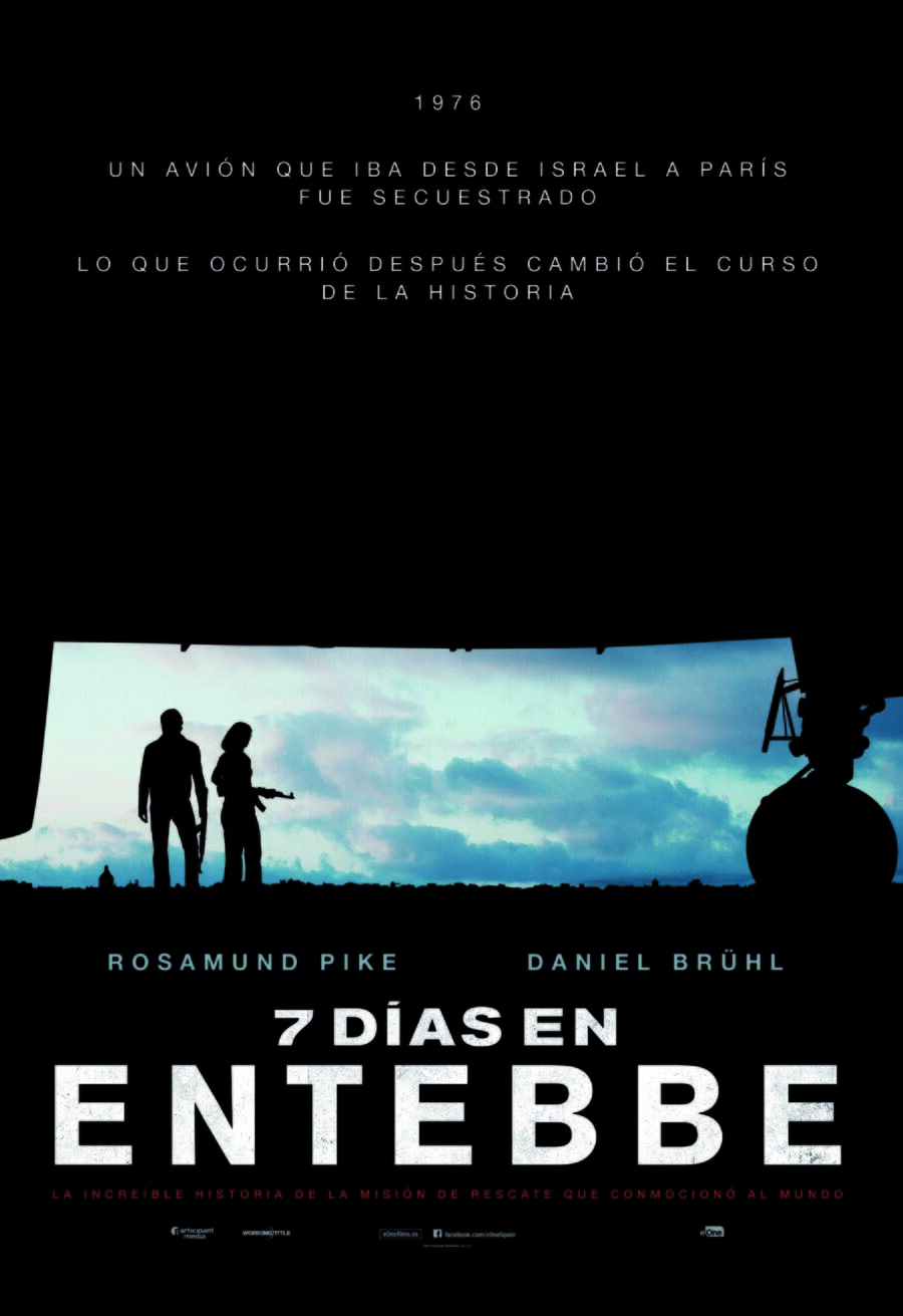 Cartel de 7 días en Entebbe - Cartel teaser