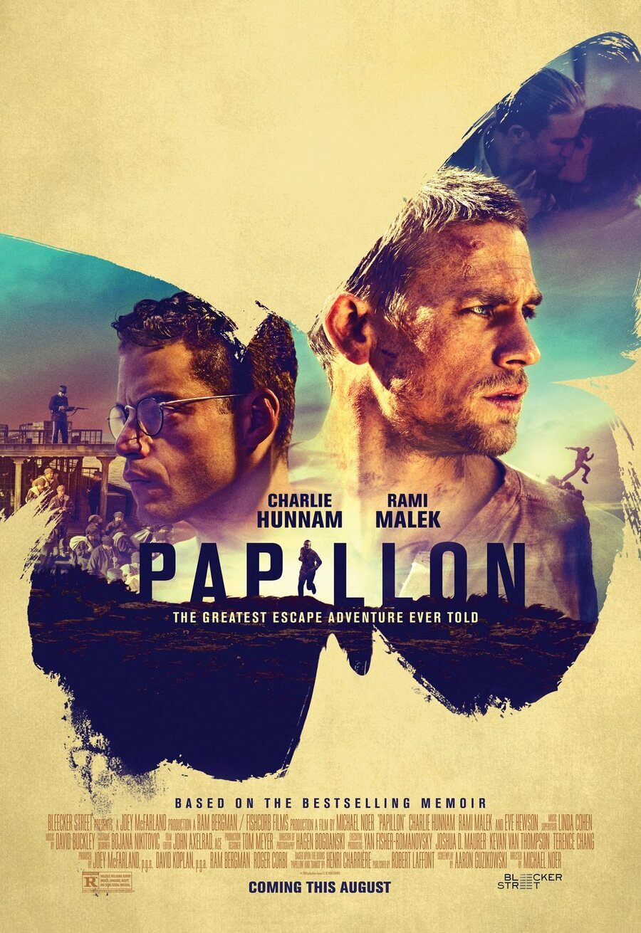 Cartel de Papillon - Estados Unidos