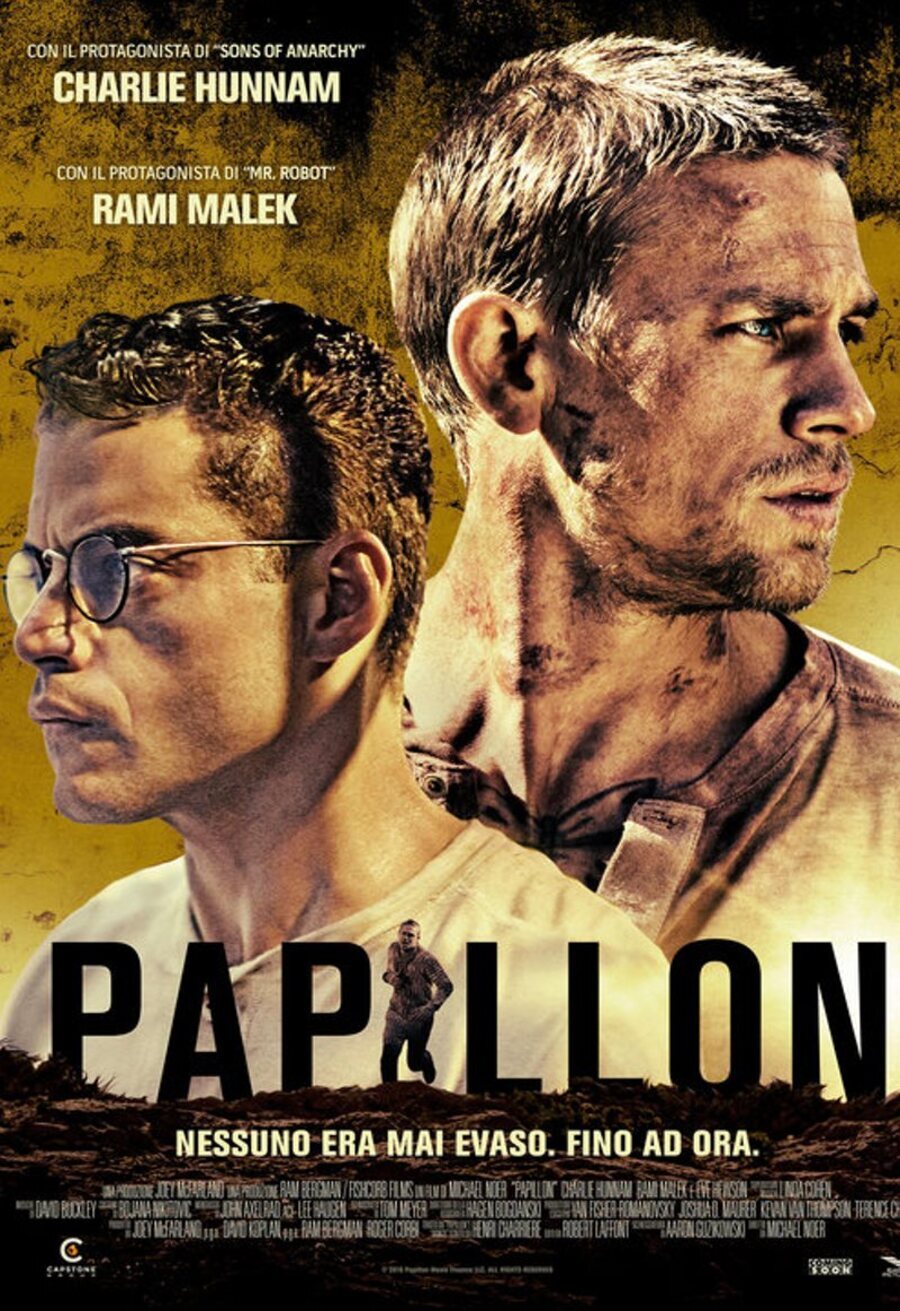 Cartel de Papillon - Estados Unidos