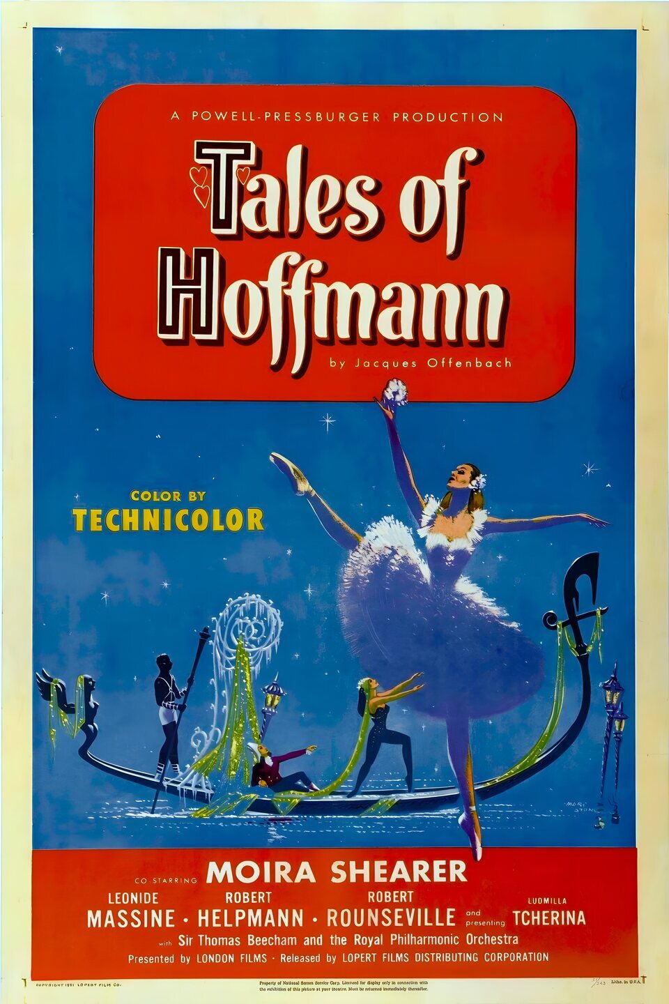 Cartel de Los cuentos de Hoffmann - Reino Unido