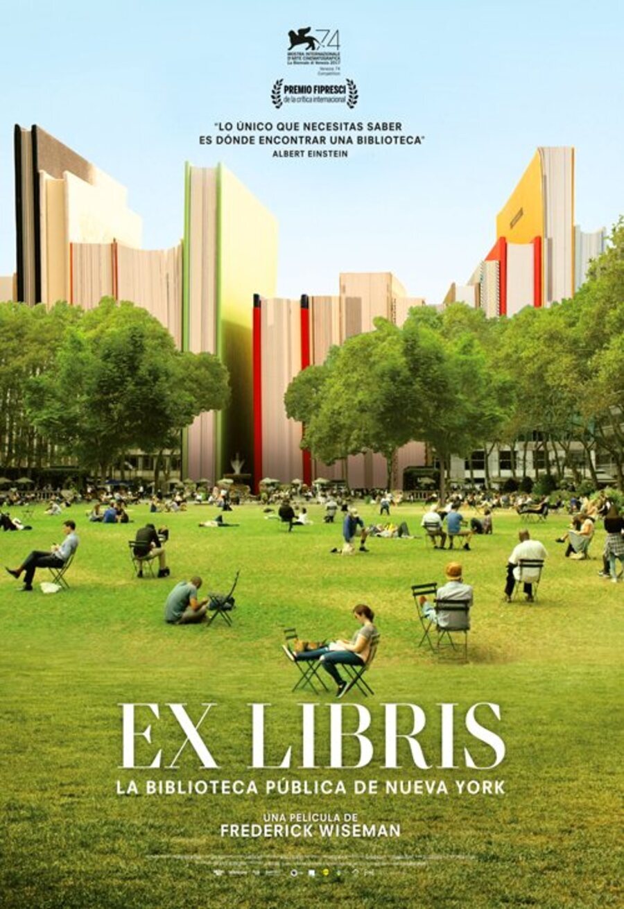 Cartel de Ex Libris: La biblioteca pública de Nueva York - España