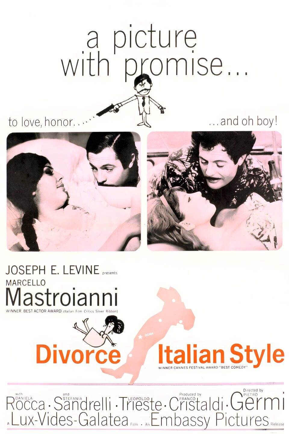 Cartel de Divorcio a la italiana - Estados Unidos