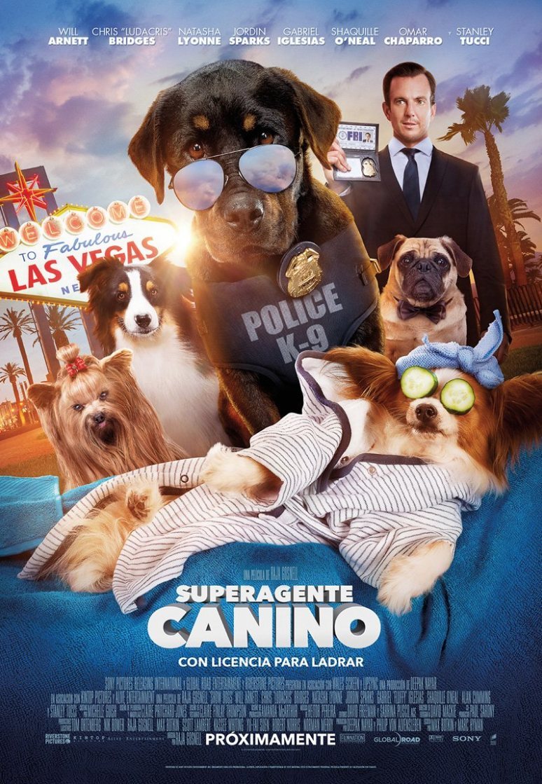 Cartel póster español de 'Superagente canino'