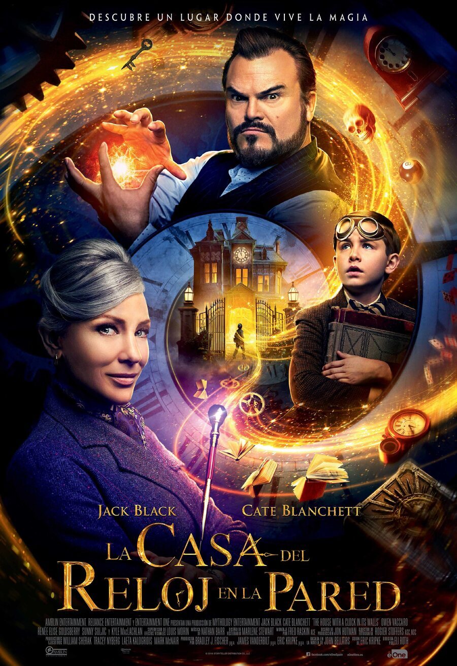 Cartel de La casa del reloj en la pared - póster español final