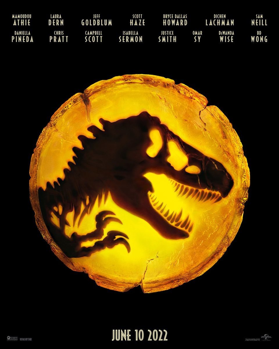 Cartel de Jurassic World: Dominion - Teaser