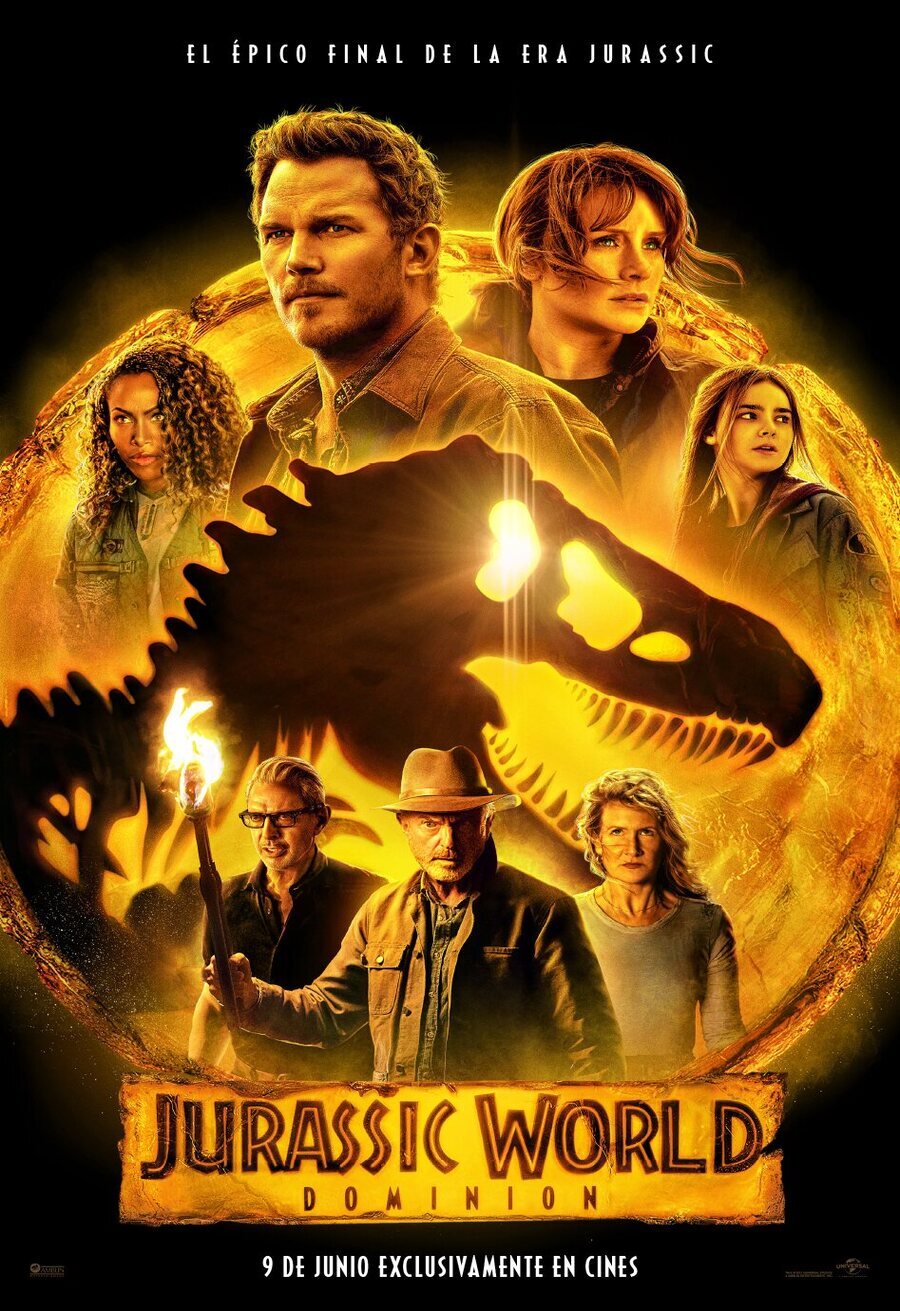 Cartel España de 'Jurassic World: Dominion'