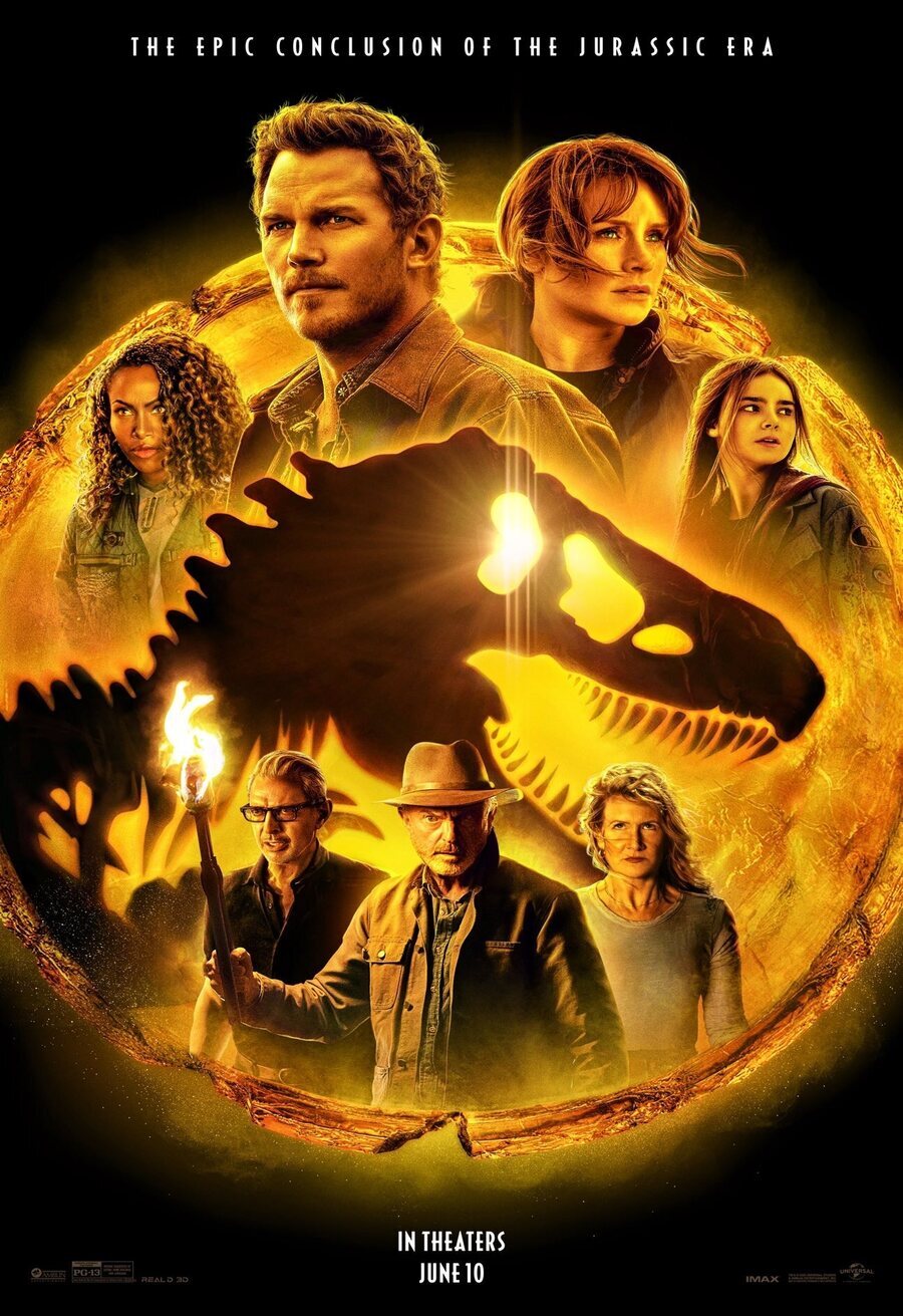 Cartel EEUU de 'Jurassic World: Dominion'