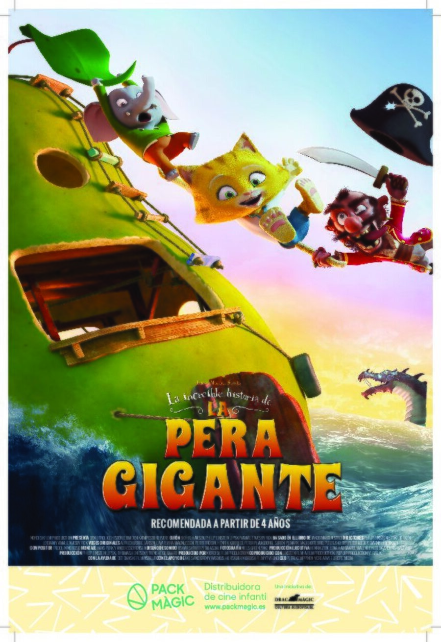 Cartel de La increíble historia de la pera gigante - España