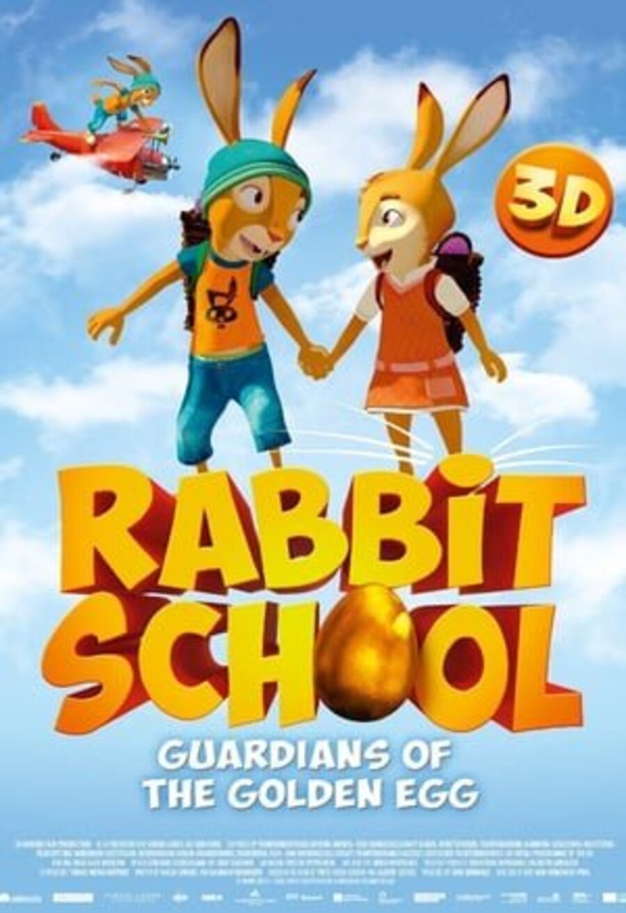 Cartel de Rabbit School: Los guardianes del huevo de oro - 