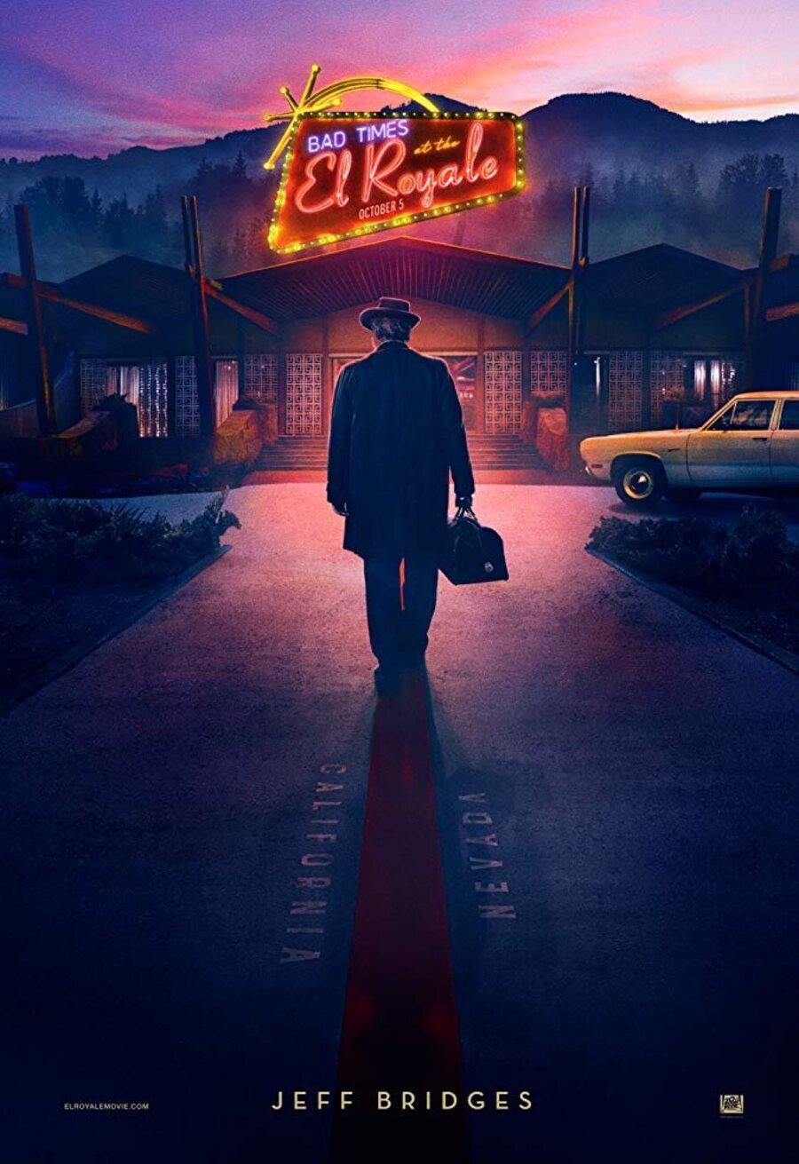 Cartel de Malos tiempos en El Royale - Jeff Bridges #2