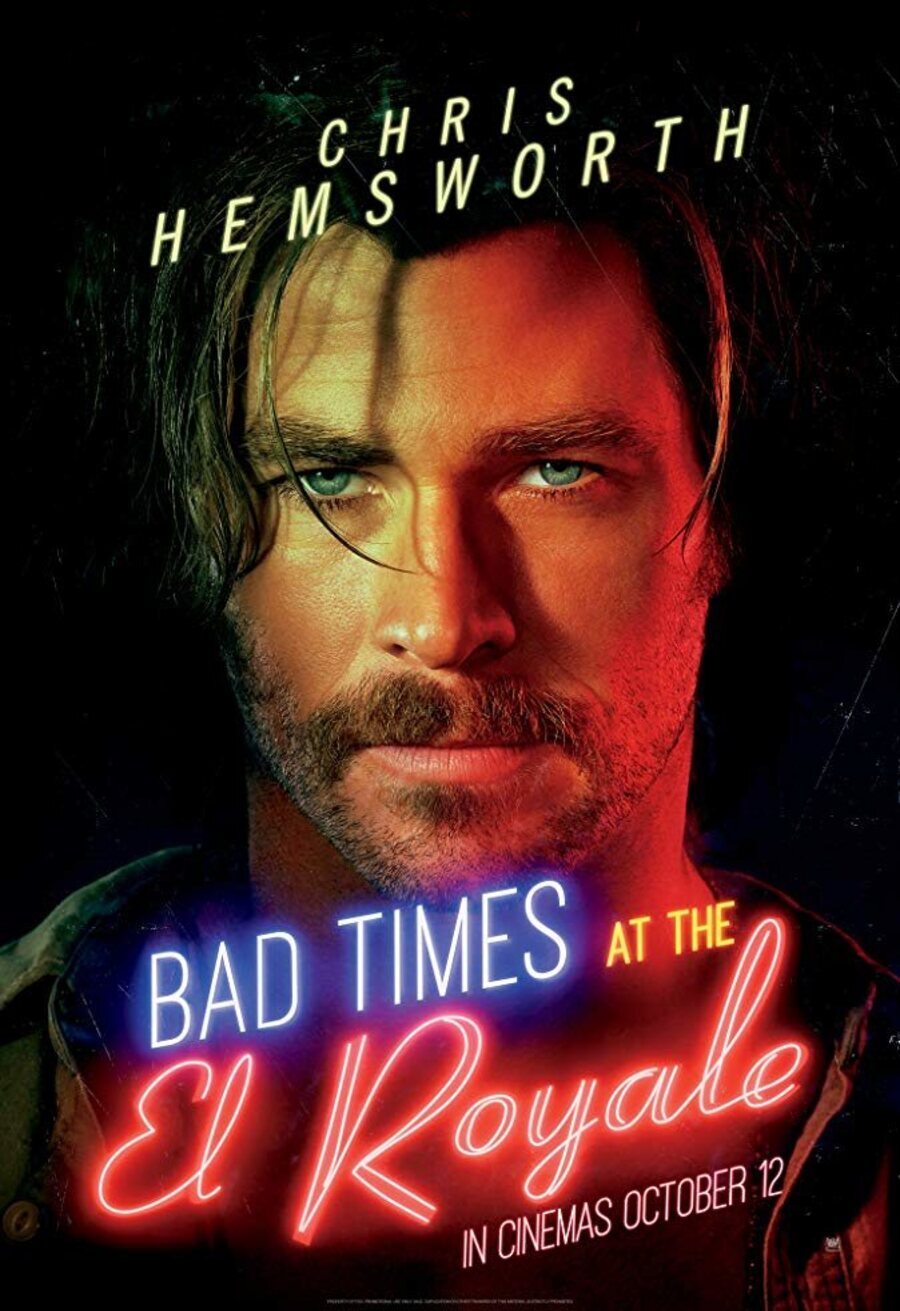 Cartel de Malos tiempos en El Royale - Chris Hemsworth