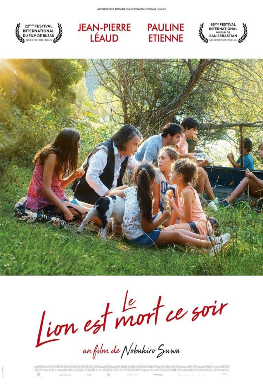 Cartel de El león duerme esta noche - Francia