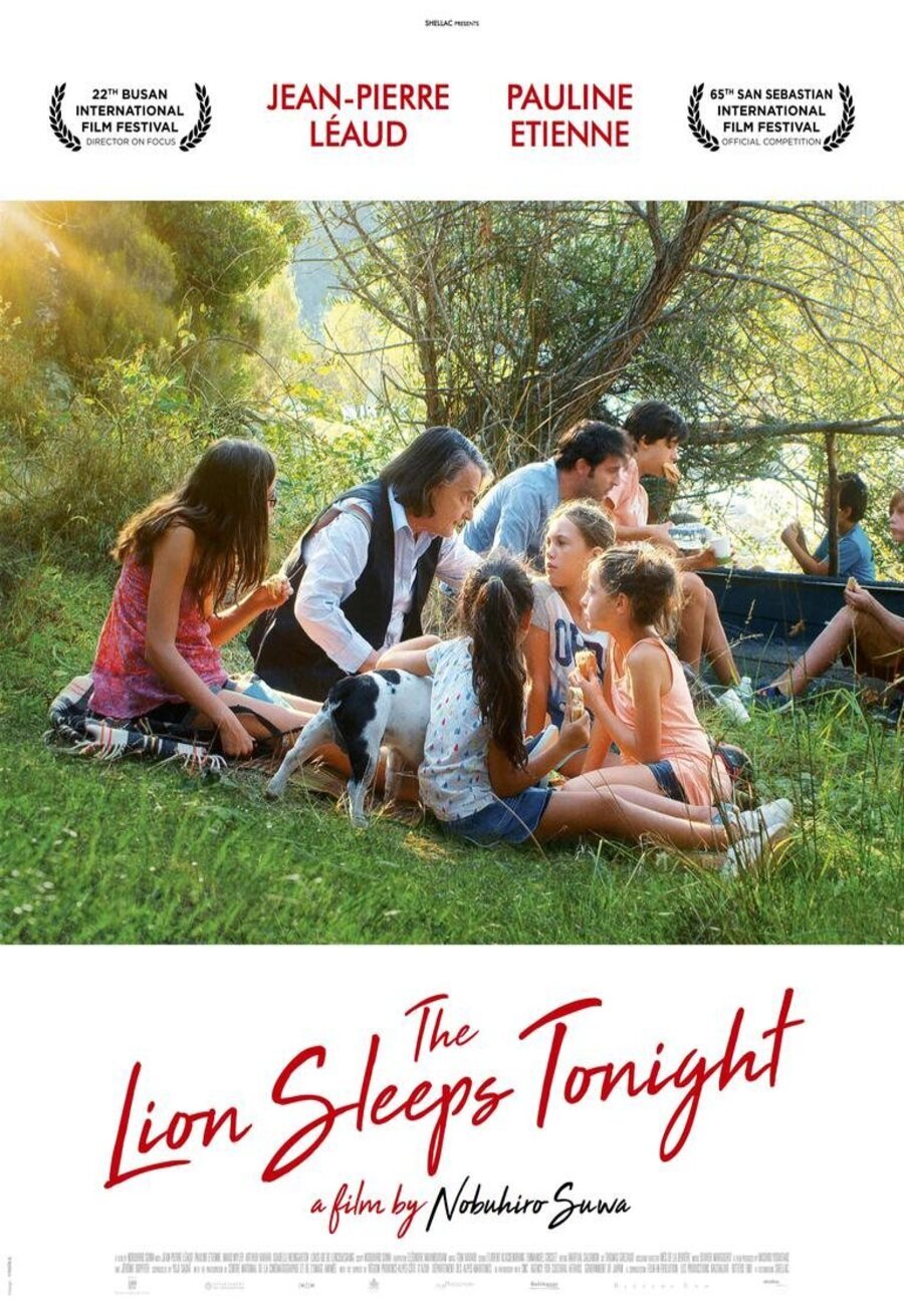 Cartel de El león duerme esta noche - Internacional