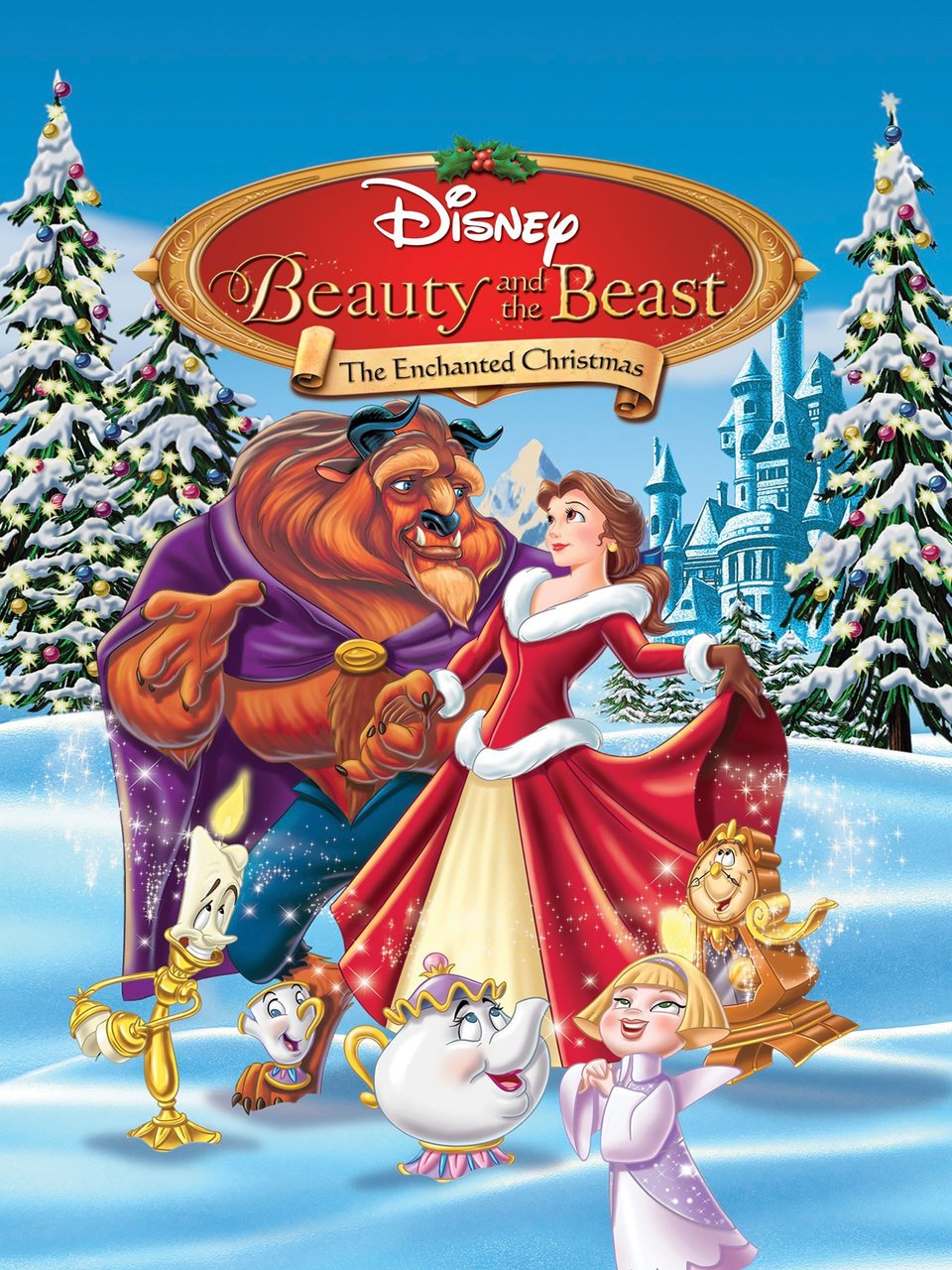 Cartel de La bella y la bestia 2: Una Navidad encantada - UK